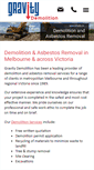Mobile Screenshot of gravitydemolition.com.au